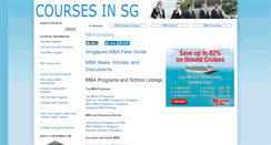 Desktop Screenshot of coursesinsg.com